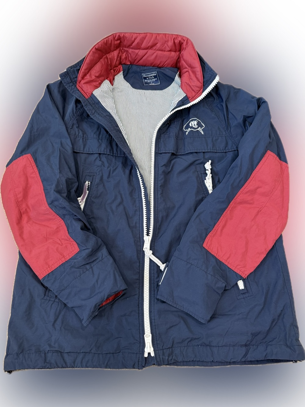 Abercrombie & Fitch Lightweight Jacket with Packable Hood